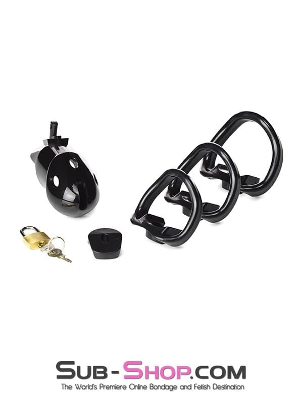 1868RS      Hard to Hold Locking Male Chastity Device - MEGA Deal Black Friday Blowout   , Sub-Shop.com Bondage and Fetish Superstore