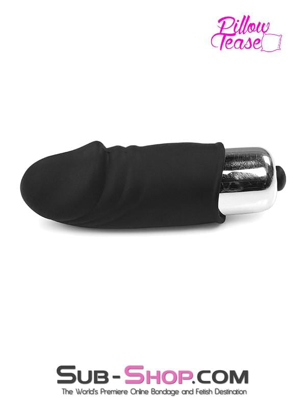 1873M      Mini Silicone Dildo Head Vibrating Bullet - LAST CHANCE - Final Closeout! Black Friday Blowout   , Sub-Shop.com Bondage and Fetish Superstore