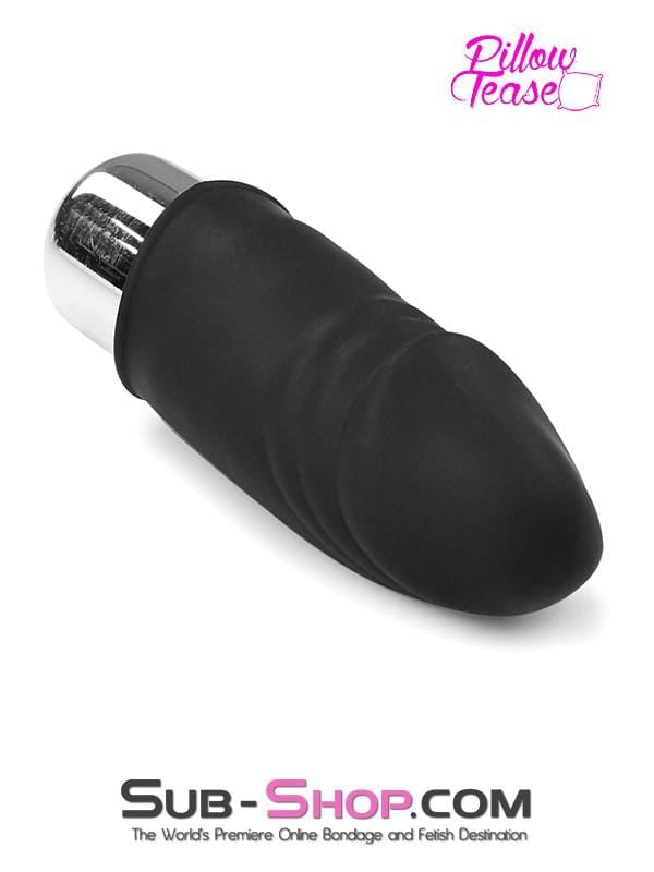 1873M      Mini Silicone Dildo Head Vibrating Bullet - LAST CHANCE - Final Closeout! Black Friday Blowout   , Sub-Shop.com Bondage and Fetish Superstore
