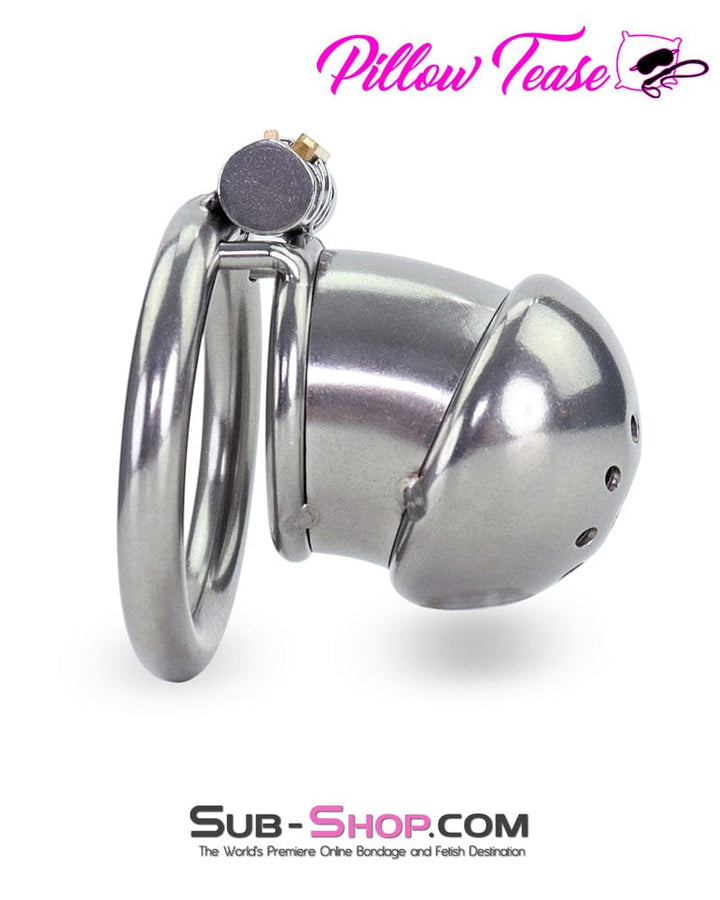 1875AR-SIS      Sissy Cock Torment Locking Steel Chastity Cock Cage Sissy   , Sub-Shop.com Bondage and Fetish Superstore