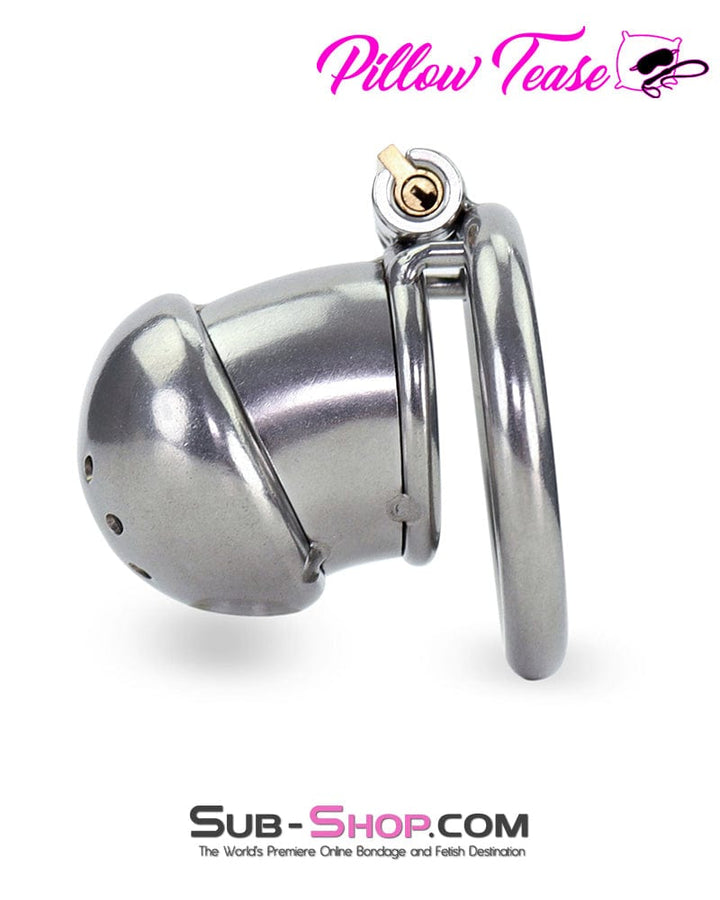1875AR-SIS      Sissy Cock Torment Locking Steel Chastity Cock Cage Sissy   , Sub-Shop.com Bondage and Fetish Superstore