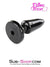 1881DL      Black 4” Anal Trainer Plug Anal Toys   , Sub-Shop.com Bondage and Fetish Superstore