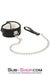 1889M      Fur Lined Black Snake Print Bondage Collar and Leash Set Collar   , Sub-Shop.com Bondage and Fetish Superstore