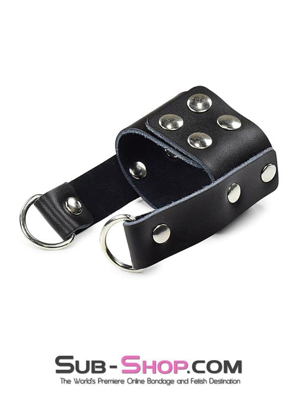 1937DL Ball Stretcher Strap With Weight or Lead Rings, 1 3/8” - MEGA Deal MEGA Deal , Sub-Shop.com Bondage and Fetish Superstore