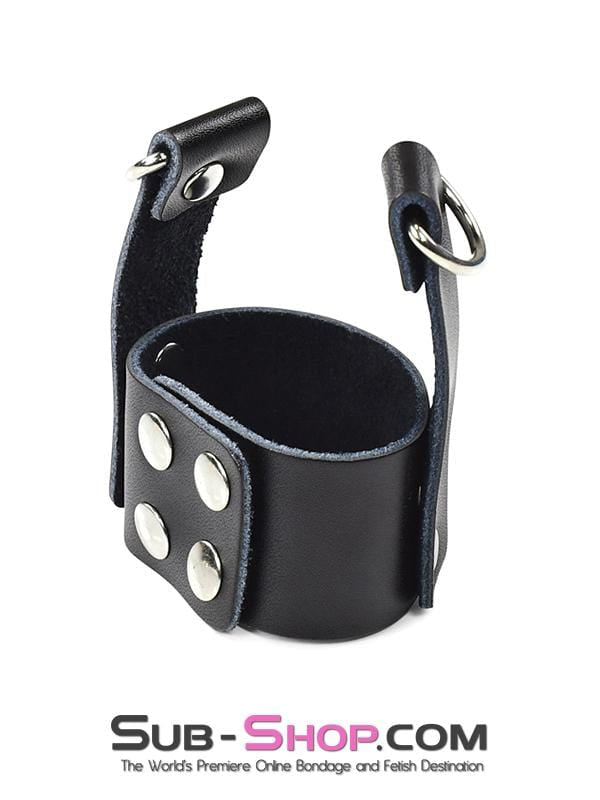 1937DL Ball Stretcher Strap With Weight or Lead Rings, 1 3/8” - MEGA Deal MEGA Deal , Sub-Shop.com Bondage and Fetish Superstore