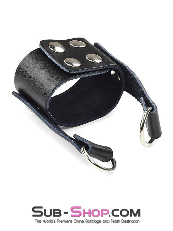 1937DL Ball Stretcher Strap With Weight or Lead Rings, 1 3/8” - MEGA Deal MEGA Deal , Sub-Shop.com Bondage and Fetish Superstore