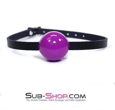 0197A      Classic Ball Gag Strap, Violet Obsession Ball Gags   , Sub-Shop.com Bondage and Fetish Superstore