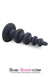 0203M      Super Ripple Suction Cup Base Butt Plug - LAST CHANCE - Final Closeout! MEGA Deal   , Sub-Shop.com Bondage and Fetish Superstore