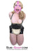 0210DL-SIS      Sissy Slut Hot Pink Tongue Depressor Double Ring Gag Trainer Sissy   , Sub-Shop.com Bondage and Fetish Superstore