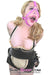 0210DL-SIS      Sissy Slut Hot Pink Tongue Depressor Double Ring Gag Trainer Sissy   , Sub-Shop.com Bondage and Fetish Superstore
