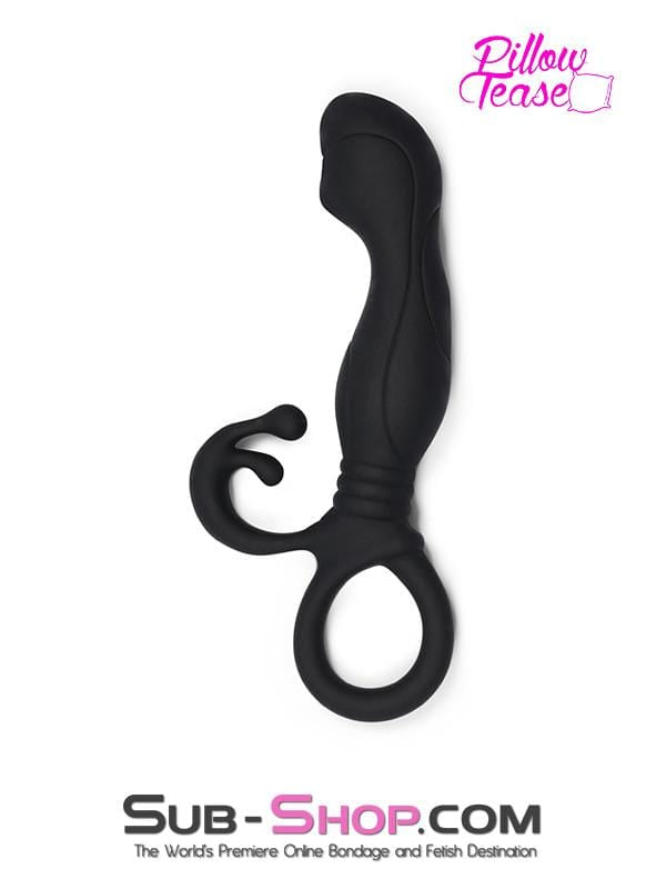 0213M      Aphrodisia Black Silicone Prostate Stimulator - LAST CHANCE - Final Closeout! Black Friday Blowout   , Sub-Shop.com Bondage and Fetish Superstore