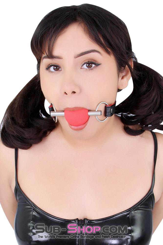 2212MQ      Chomp at the Bit Red Silicone Ball Gag Ballgag   , Sub-Shop.com Bondage and Fetish Superstore