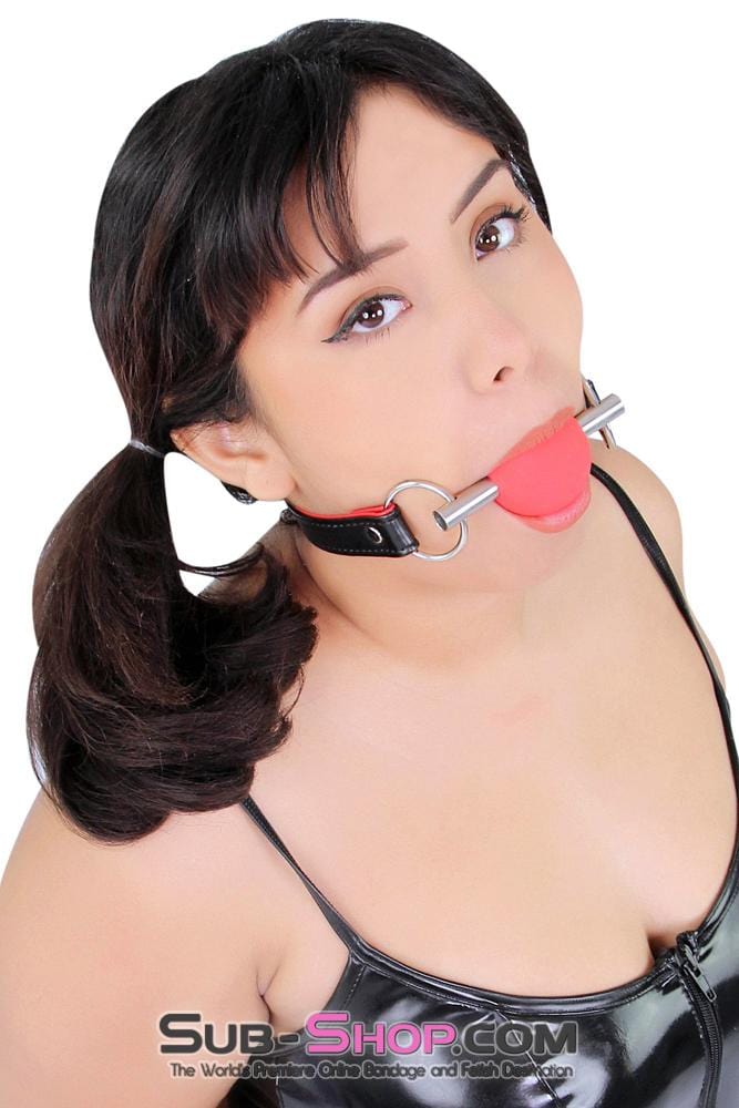 2212MQ      Chomp at the Bit Red Silicone Ball Gag Ballgag   , Sub-Shop.com Bondage and Fetish Superstore