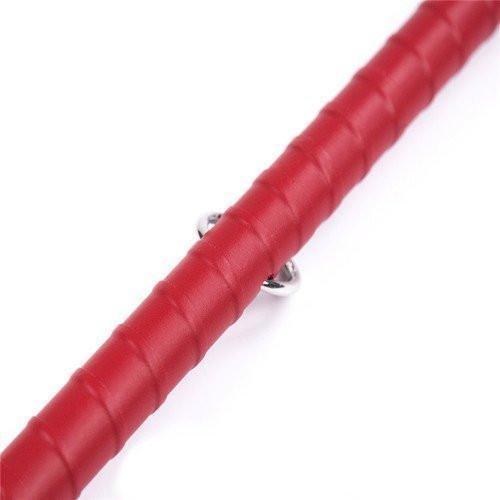 2215M      Spread ‘Em Red Wrapped Spreader Bar with 4 Spring Snap Connectors Spreader Bar   , Sub-Shop.com Bondage and Fetish Superstore
