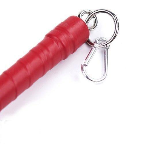 2215M      Spread ‘Em Red Wrapped Spreader Bar with 4 Spring Snap Connectors Spreader Bar   , Sub-Shop.com Bondage and Fetish Superstore
