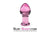 2216M      Large Pink Glass Anal Plug - LAST CHANCE - Final Closeout! Black Friday Blowout   , Sub-Shop.com Bondage and Fetish Superstore
