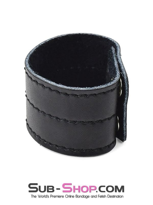 2221DL      Leather Ball Stretcher Cock Ring - LAST CHANCE - Final Closeout! Black Friday Blowout   , Sub-Shop.com Bondage and Fetish Superstore