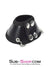 2224DL       Leatherette Parachute Ball Stretcher Cock Cage   , Sub-Shop.com Bondage and Fetish Superstore