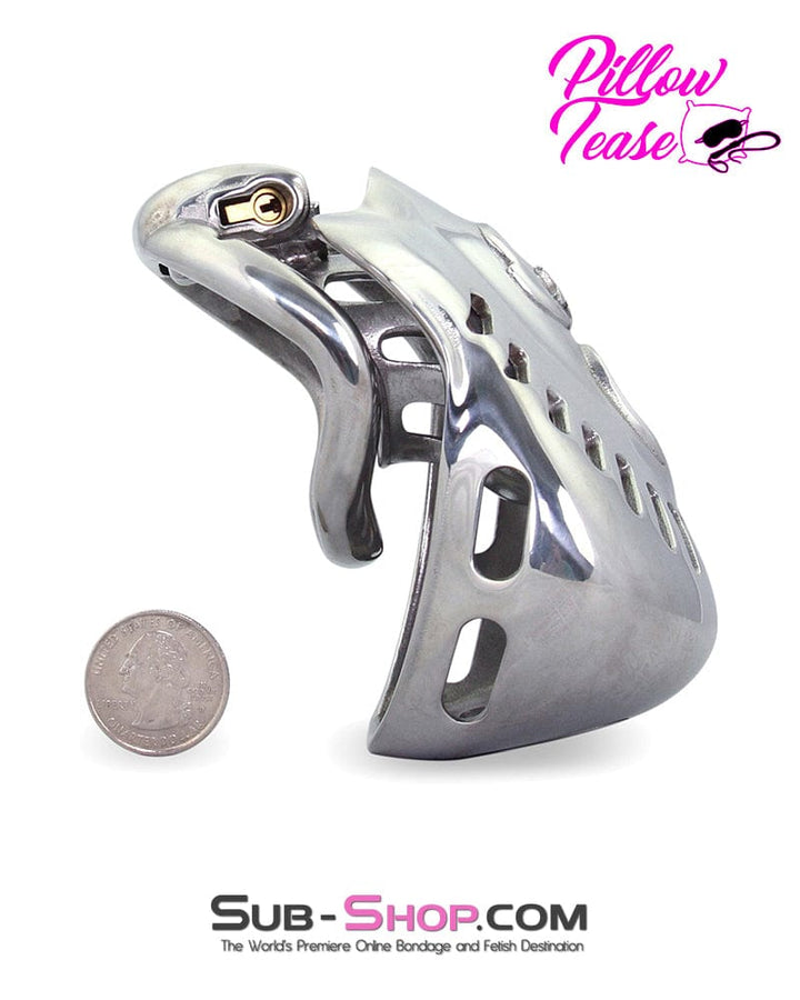 2234AR      Big Steel Dungeon Full Balls and All Locking Male Chastity Cage - MEGA Deal MEGA Deal   , Sub-Shop.com Bondage and Fetish Superstore