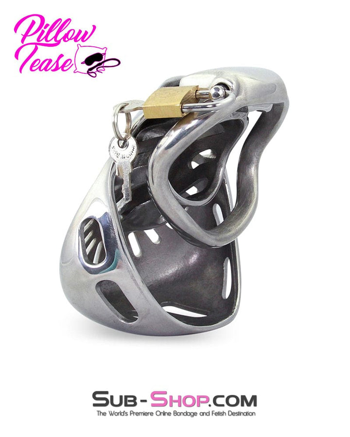 2234AR      Big Steel Dungeon Full Balls and All Locking Male Chastity Cage - MEGA Deal MEGA Deal   , Sub-Shop.com Bondage and Fetish Superstore