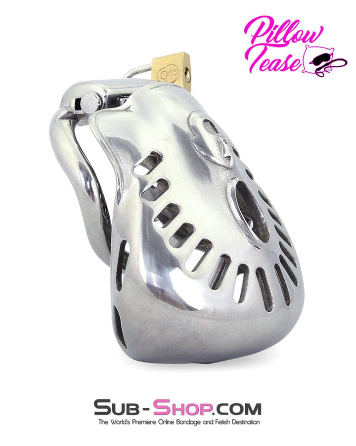 2236AR      Tight Steel Dungeon Full Balls and All Locking Male Chastity Cage Chastity   , Sub-Shop.com Bondage and Fetish Superstore