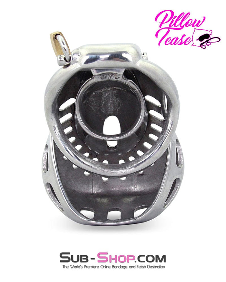 2236AR      Tight Steel Dungeon Full Balls and All Locking Male Chastity Cage Chastity   , Sub-Shop.com Bondage and Fetish Superstore