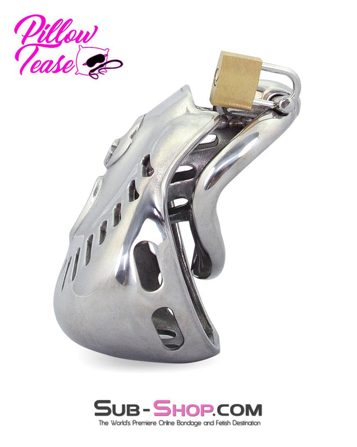 2236AR      Tight Steel Dungeon Full Balls and All Locking Male Chastity Cage Chastity   , Sub-Shop.com Bondage and Fetish Superstore