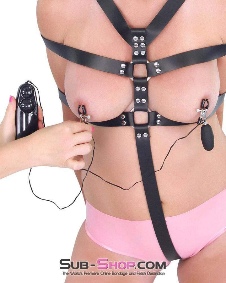 2269RS      Vibrating Black Wicked Style Nipple Clamps - MEGA Deal MEGA Deal   , Sub-Shop.com Bondage and Fetish Superstore