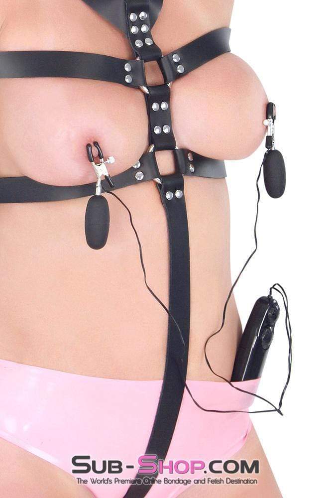 2269RS      Vibrating Black Wicked Style Nipple Clamps - MEGA Deal MEGA Deal   , Sub-Shop.com Bondage and Fetish Superstore