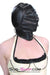 2286ZG      Sensory Deprivation Zippered Eyes and Mouth Hood with Ear Pads - MEGA Deal Black Friday Blowout   , Sub-Shop.com Bondage and Fetish Superstore