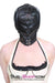 2286ZG      Sensory Deprivation Zippered Eyes and Mouth Hood with Ear Pads - MEGA Deal Black Friday Blowout   , Sub-Shop.com Bondage and Fetish Superstore