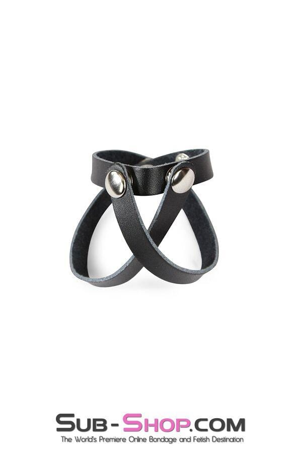 2292DL      Leather Cock & Balls Divider Strap - LAST CHANCE - Final Closeout! MEGA Deal   , Sub-Shop.com Bondage and Fetish Superstore