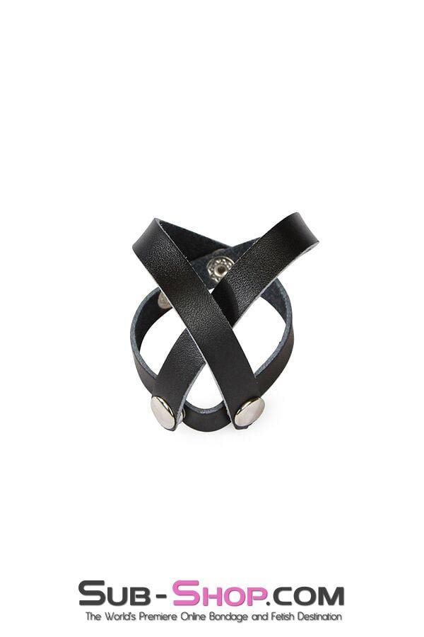 2292DL      Leather Cock & Balls Divider Strap - LAST CHANCE - Final Closeout! MEGA Deal   , Sub-Shop.com Bondage and Fetish Superstore