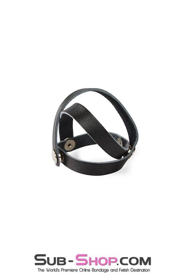 2292DL      Leather Cock & Balls Divider Strap - LAST CHANCE - Final Closeout! MEGA Deal   , Sub-Shop.com Bondage and Fetish Superstore