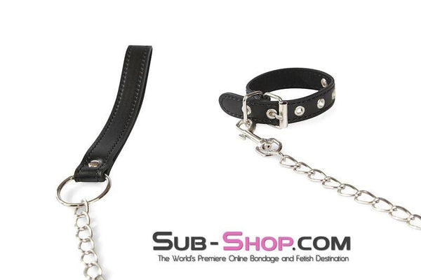 2296DL       Buckling Cock Bondage Strap and Leash Set - MEGA Deal MEGA Deal   , Sub-Shop.com Bondage and Fetish Superstore
