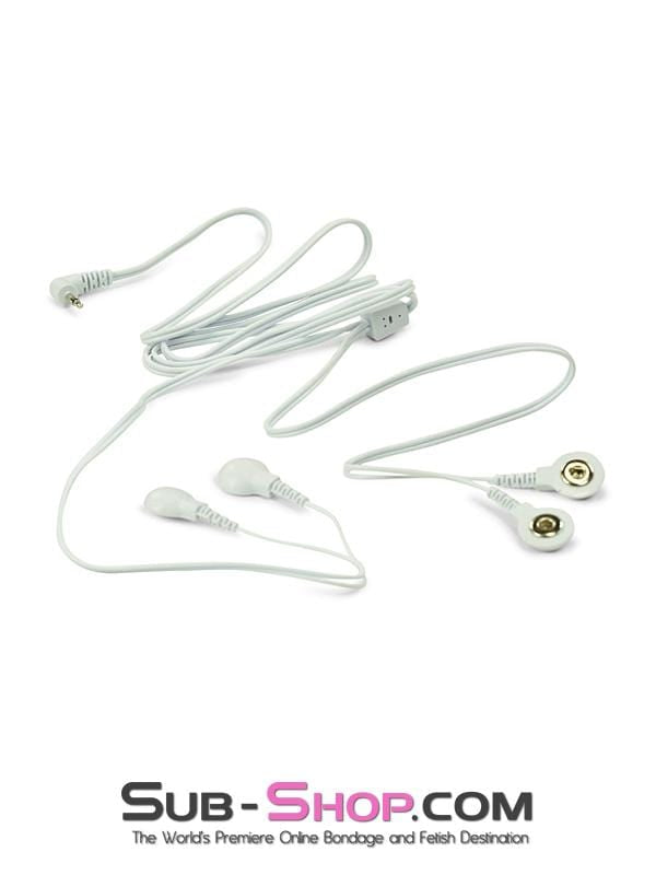2305M      Electro Sex Power Box Wires, 4 Snap Style Connectors - MEGA Deal Black Friday Blowout   , Sub-Shop.com Bondage and Fetish Superstore
