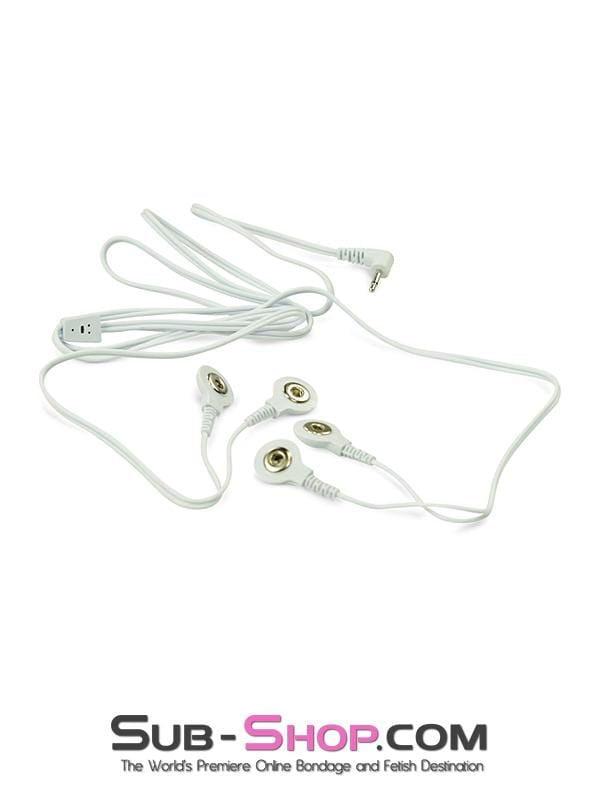 2305M      Electro Sex Power Box Wires, 4 Snap Style Connectors - MEGA Deal Black Friday Blowout   , Sub-Shop.com Bondage and Fetish Superstore
