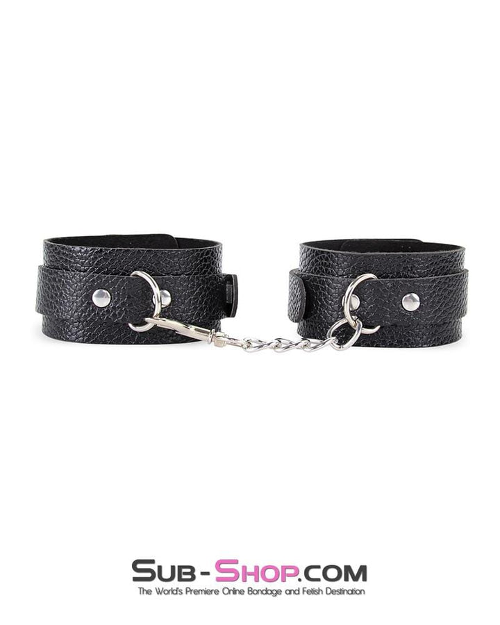 2316M      Black Bondage Fantasy Rope, Cuffs, Collar, Clamps, Blindfold, Gag, Whip, Tickler and Connections Kit – 10 pcs Bondage Set   , Sub-Shop.com Bondage and Fetish Superstore