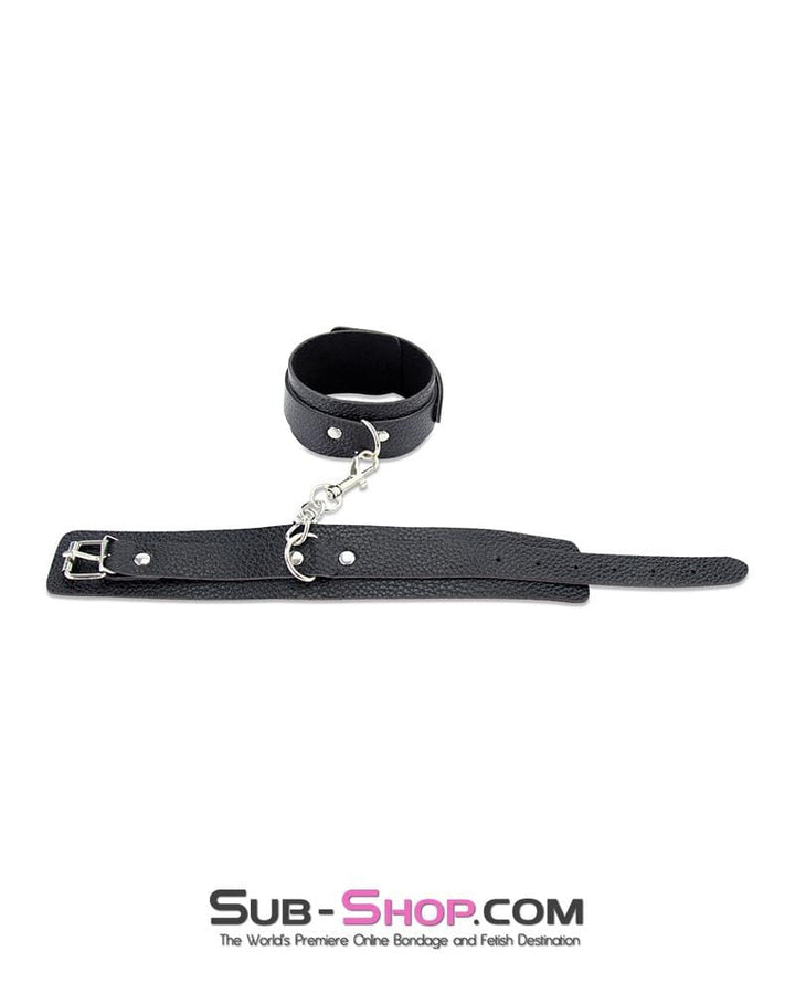 2316M      Black Bondage Fantasy Rope, Cuffs, Collar, Clamps, Blindfold, Gag, Whip, Tickler and Connections Kit – 10 pcs Bondage Set   , Sub-Shop.com Bondage and Fetish Superstore