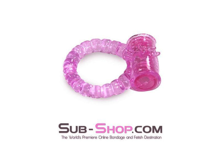 2326AC      Vibrating Pink Cock Ring Cock Ring   , Sub-Shop.com Bondage and Fetish Superstore
