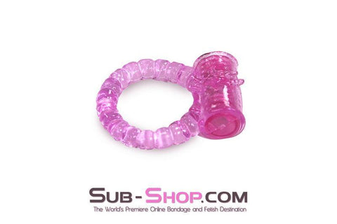 2326AC      Vibrating Pink Cock Ring Cock Ring   , Sub-Shop.com Bondage and Fetish Superstore