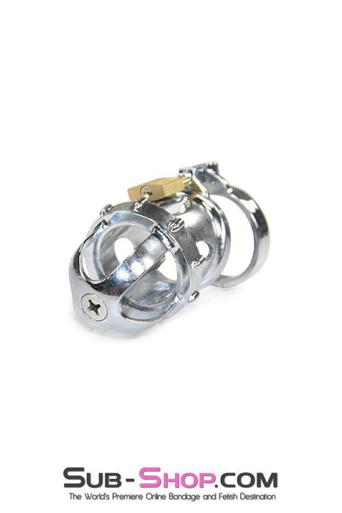 2351AR      Fort Knox Locking Heavy Metal Chastity with Removable Urethral Sound Chastity   , Sub-Shop.com Bondage and Fetish Superstore