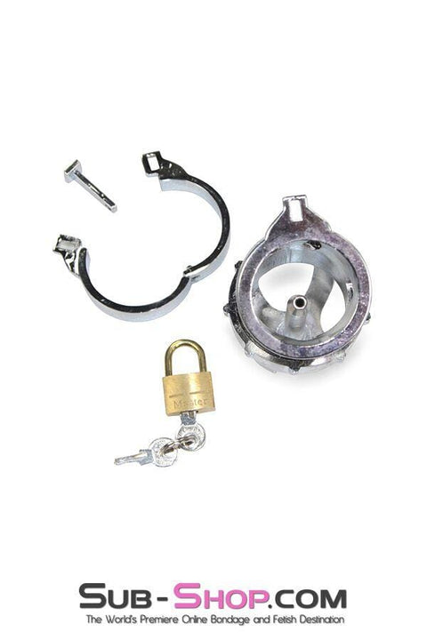 2351AR      Fort Knox Locking Heavy Metal Chastity with Removable Urethral Sound Chastity   , Sub-Shop.com Bondage and Fetish Superstore