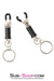 2368M      Barrel Style Twist Closure Nipple Clamps with Weight Hanging Rings Nipple Clamp   , Sub-Shop.com Bondage and Fetish Superstore