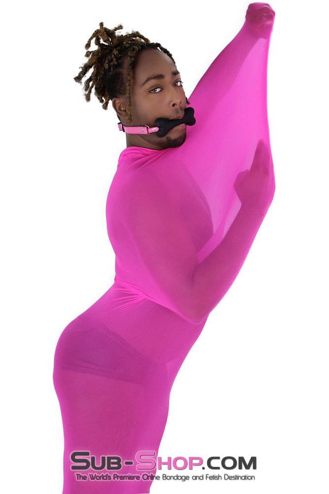 1517DL-SIS      Sheer Encasement Sissy Pink Silk Full Body Sack Sissy   , Sub-Shop.com Bondage and Fetish Superstore