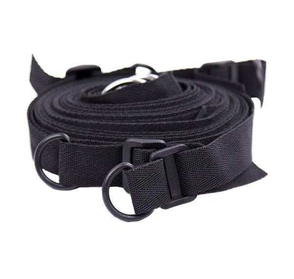 2389M      My Pleasure Wrist and Ankle Cuffs with 4 Tie Down Tether Straps Set - MEGA Deal Black Friday Blowout   , Sub-Shop.com Bondage and Fetish Superstore