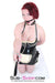 0238DL      Locking Studded 3 Ring Slave Collar with Leash Combo Collar   , Sub-Shop.com Bondage and Fetish Superstore
