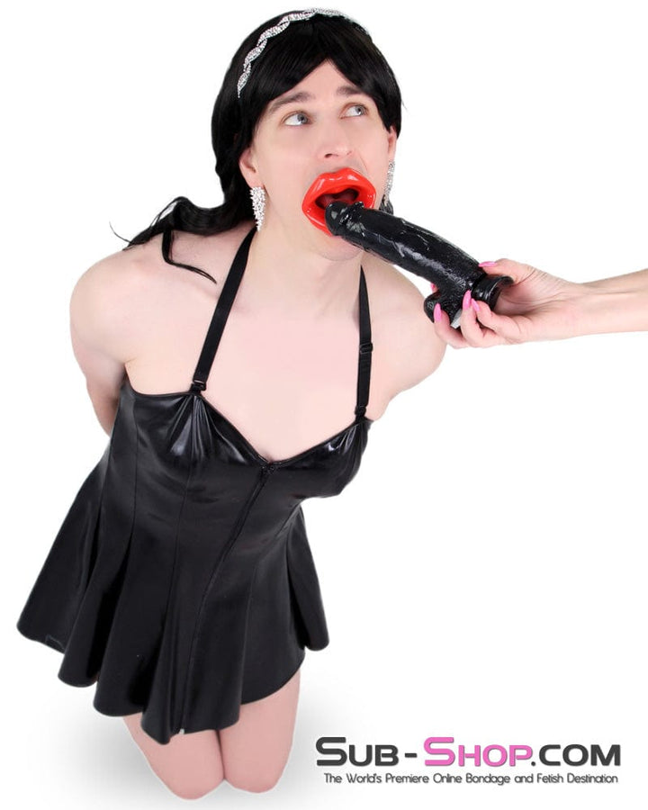 2409DL-SIS      Lusty Sissy Boi Doll Red Lips Open Mouth Sissy Mistress Gag Sissy   , Sub-Shop.com Bondage and Fetish Superstore
