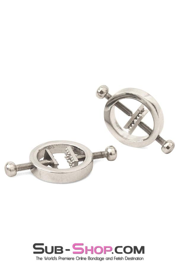 2410M      Spiked O-Ring Nipple Clamp Jewelry Nipple Clamp   , Sub-Shop.com Bondage and Fetish Superstore