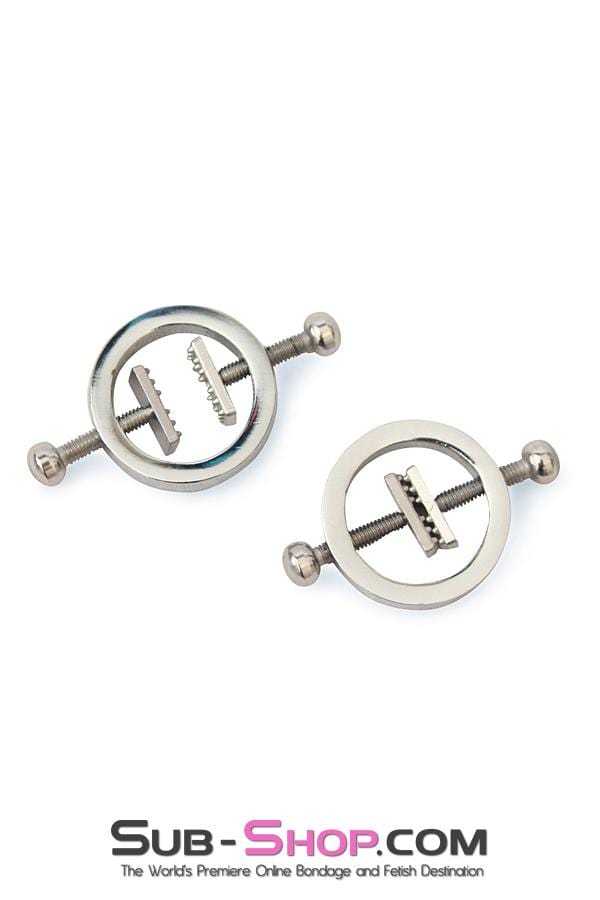 2410M      Spiked O-Ring Nipple Clamp Jewelry Nipple Clamp   , Sub-Shop.com Bondage and Fetish Superstore